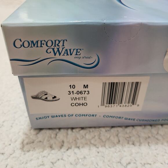 NEW Easy Street Women's COHO Slide Sandal White size 10 - Picture 7 of 7